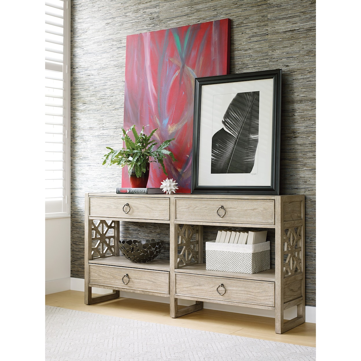 American Drew Vista Biscane Hall Console