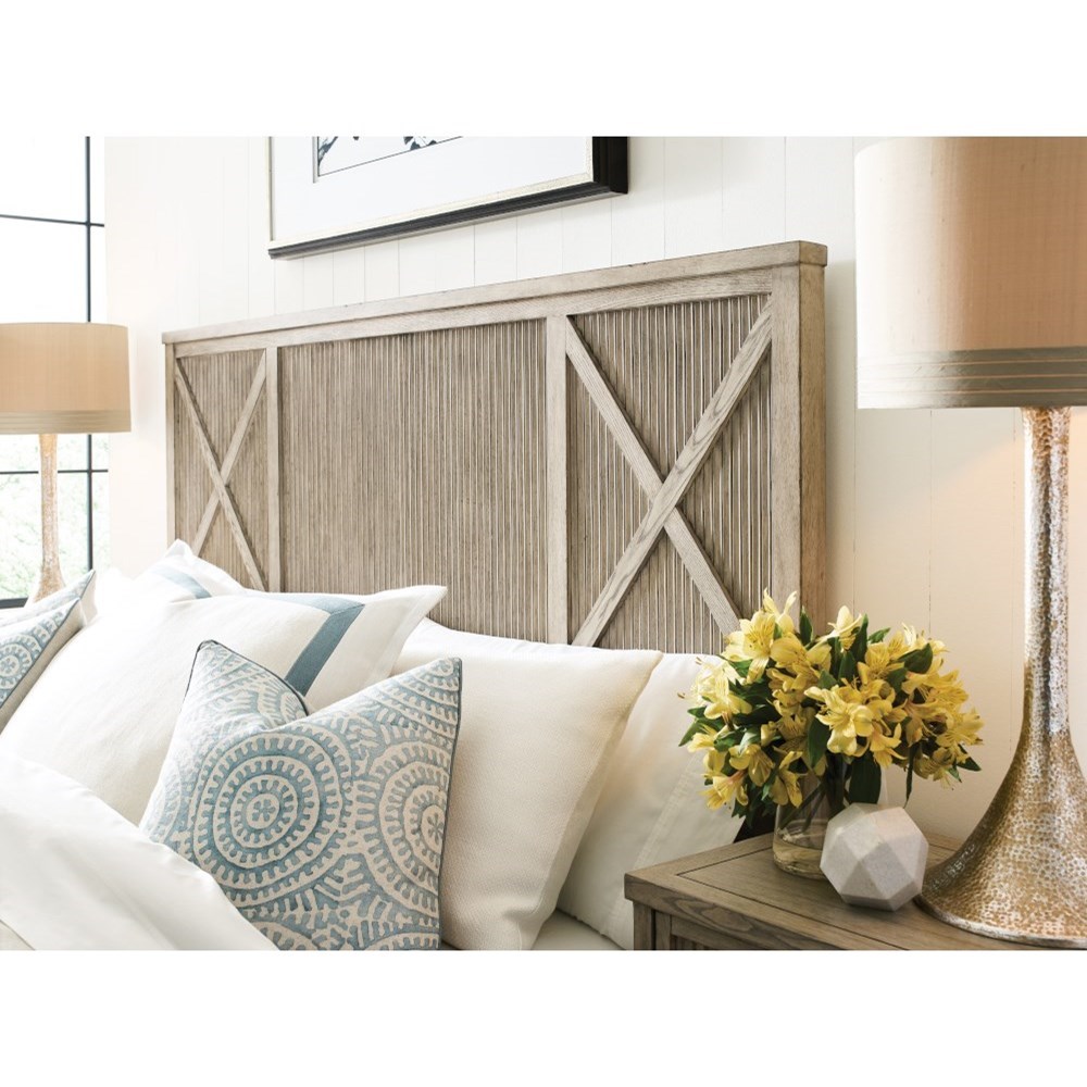 American Drew West Fork Canton California King Panel Bed