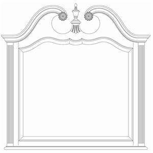Traditional Landscape Mirror