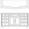 American Drew Cherry Grove 45th Door Triple Dresser