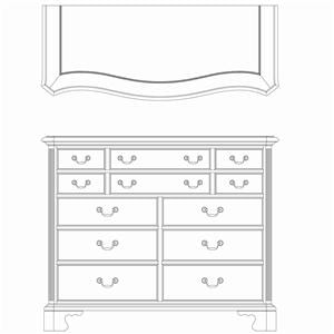 12 Drawer Dressing Chest