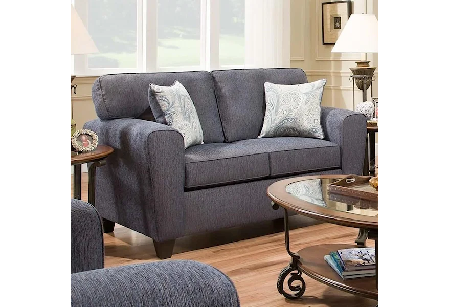 3100 Loveseat with Casual Style by Peak Living at Prime Brothers Furniture