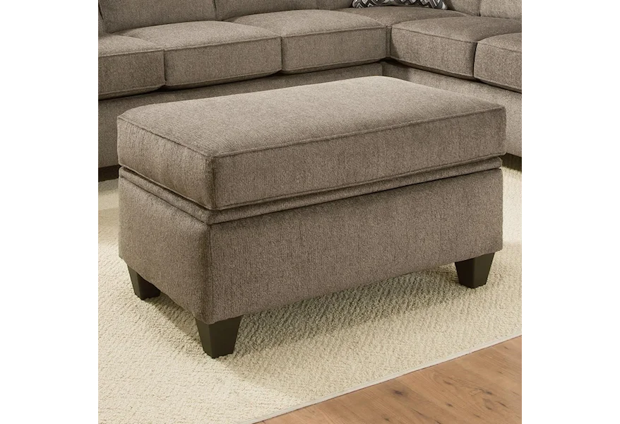 3100 Casual Cocktail Ottoman with Storage by Peak Living at Prime Brothers Furniture
