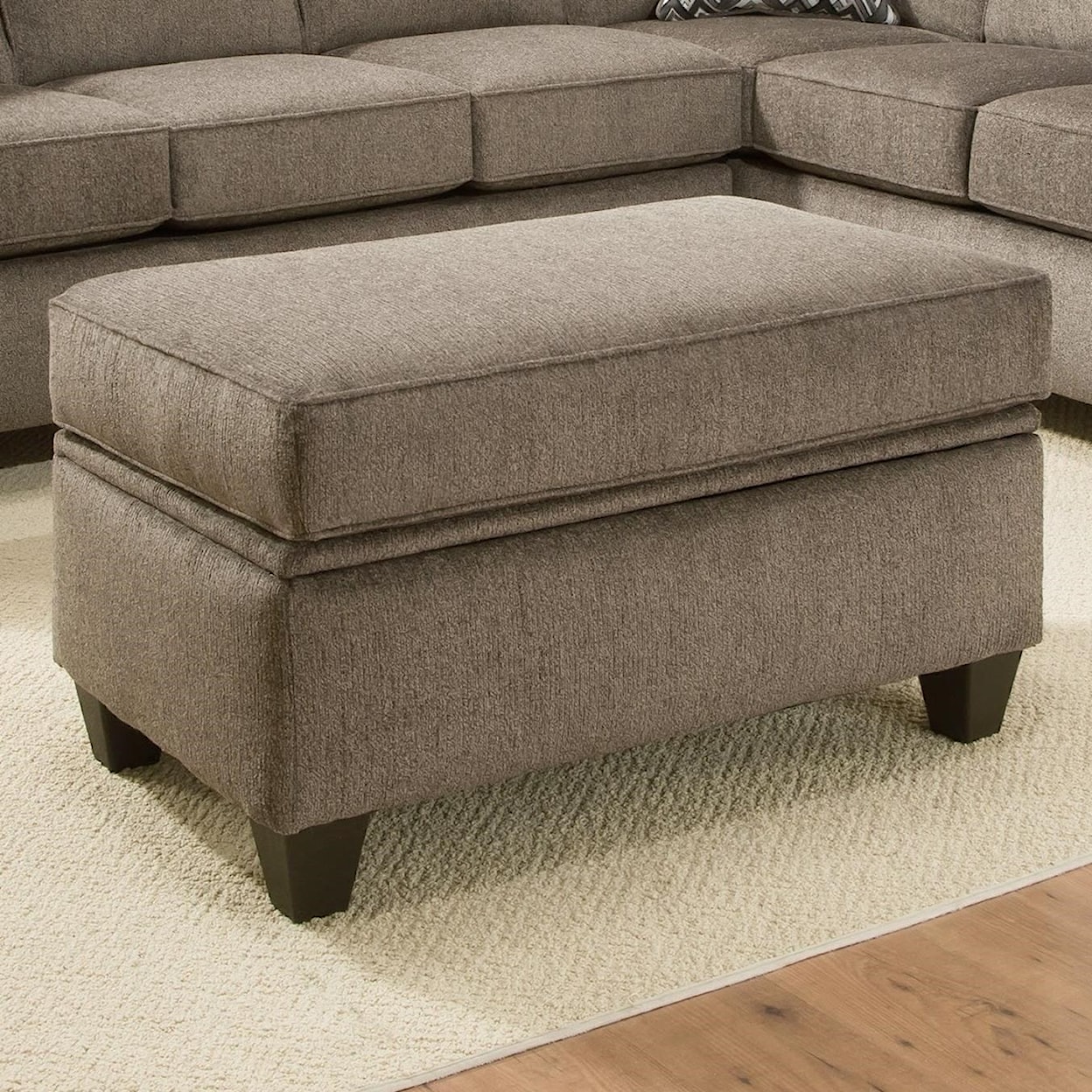 Peak Living 3100 Casual Cocktail Ottoman with Storage