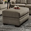 Peak Living Alej/Cornell BIG CORNELL PEWTER | STORAGE OTTOMAN