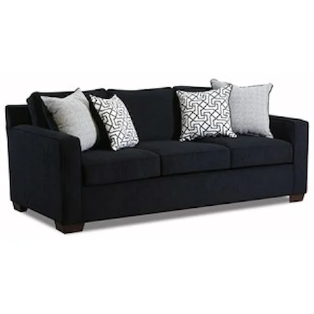 Contemporary Sofa with Track Arms