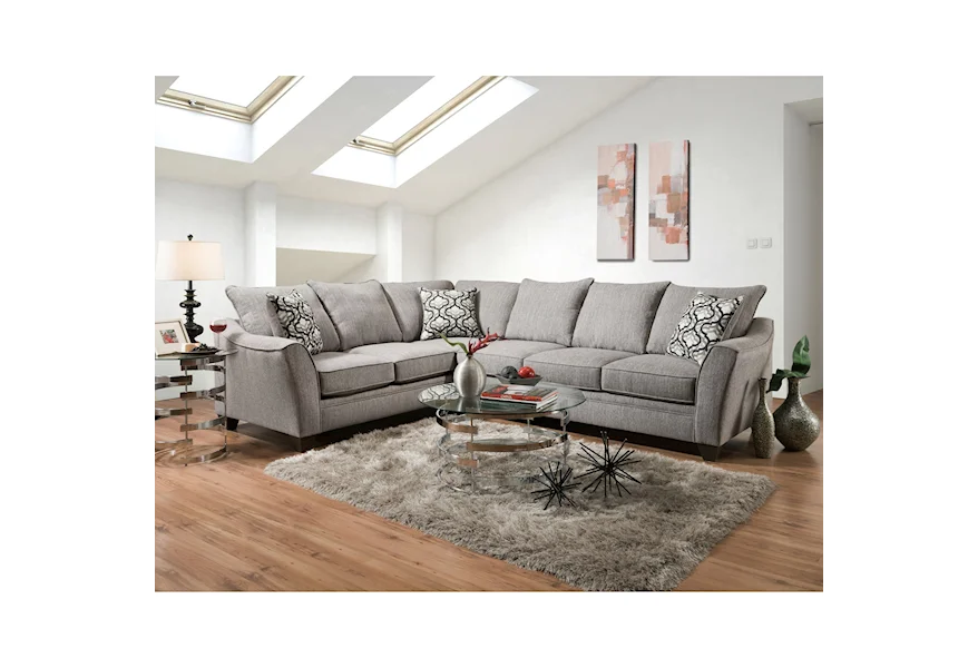4810 5 Seat Sectional Sofa by Peak Living at Prime Brothers Furniture