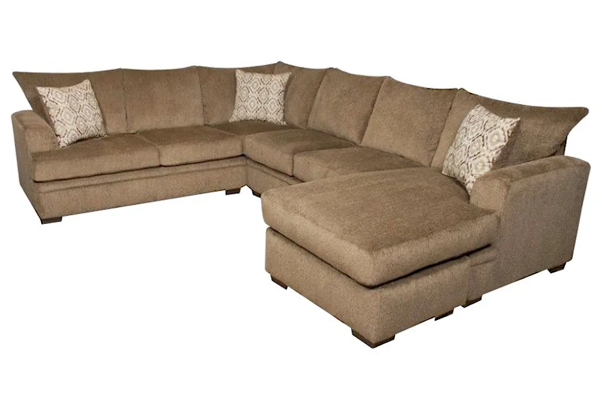 6800 Sectional Sofa with Right Side Chaise at Smart Buy Furniture