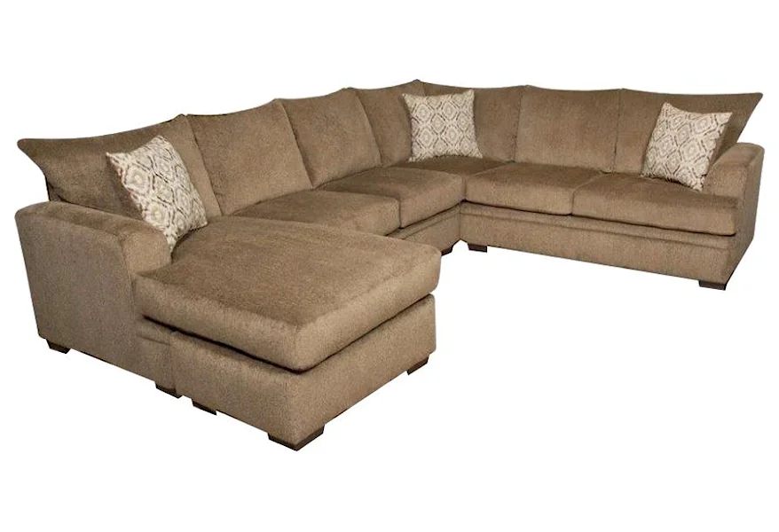 6800 Sectional Sofa with Left Side Chaise by Peak Living at Prime Brothers Furniture