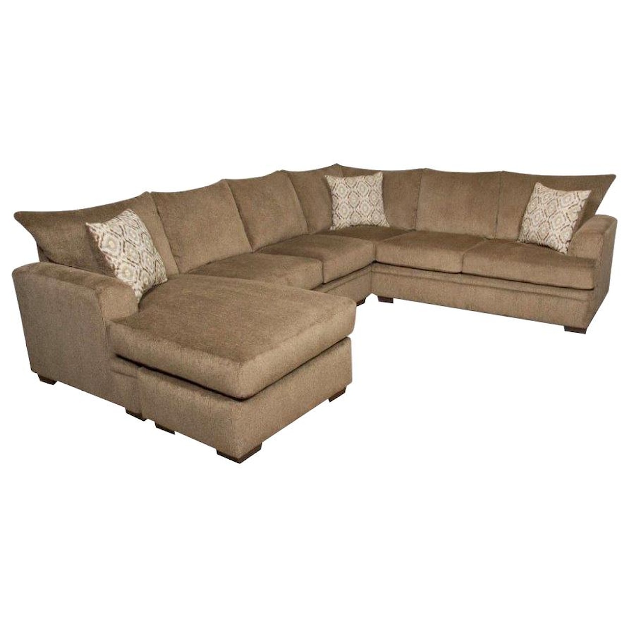 Peak Living 6800 Sectional Sofa with Left Side Chaise