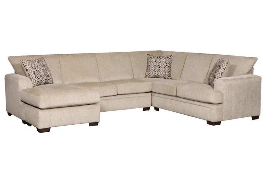 6800 Sectional Sofa with Left Side Chaise by Peak Living at VanDrie Home Furnishings