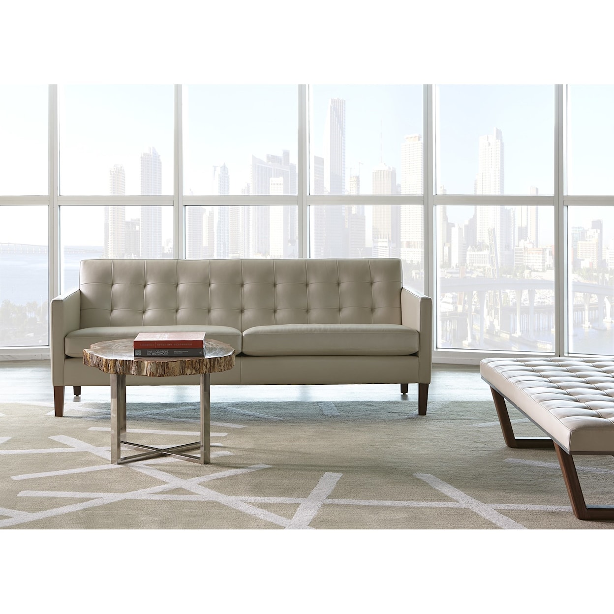 American Leather Ainsley Two-Seat Sofa