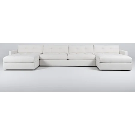 Contemporary Sectional with 2 Chaises
