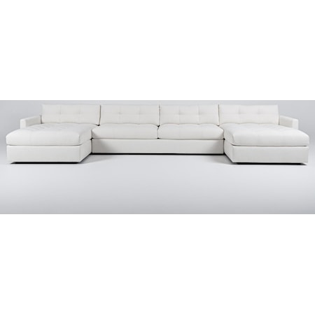 Contemporary Sectional with 2 Chaises