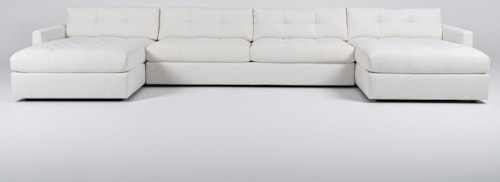 Contemporary Sectional with 2 Chaises