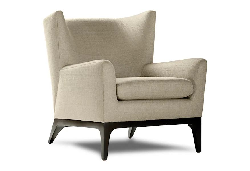 Cole Wing Chair by American Leather at Reeds Furniture