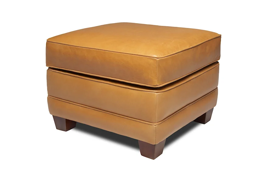 Ethan  Ottoman by American Leather at Reeds Furniture