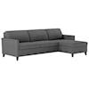 American Leather Harris 2 Pc Sectional Sofa w/ Full Sleeper & Chaise
