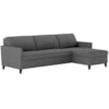 American Leather Harris 2 Pc Sectional Sofa w/ Full Sleeper & Chaise