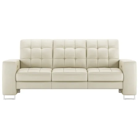Contemporary Power Reclining Sofa with USB Port