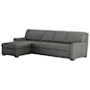 American Leather Klein 2 Pc Sect Sofa w/ King Sleeper & Storage