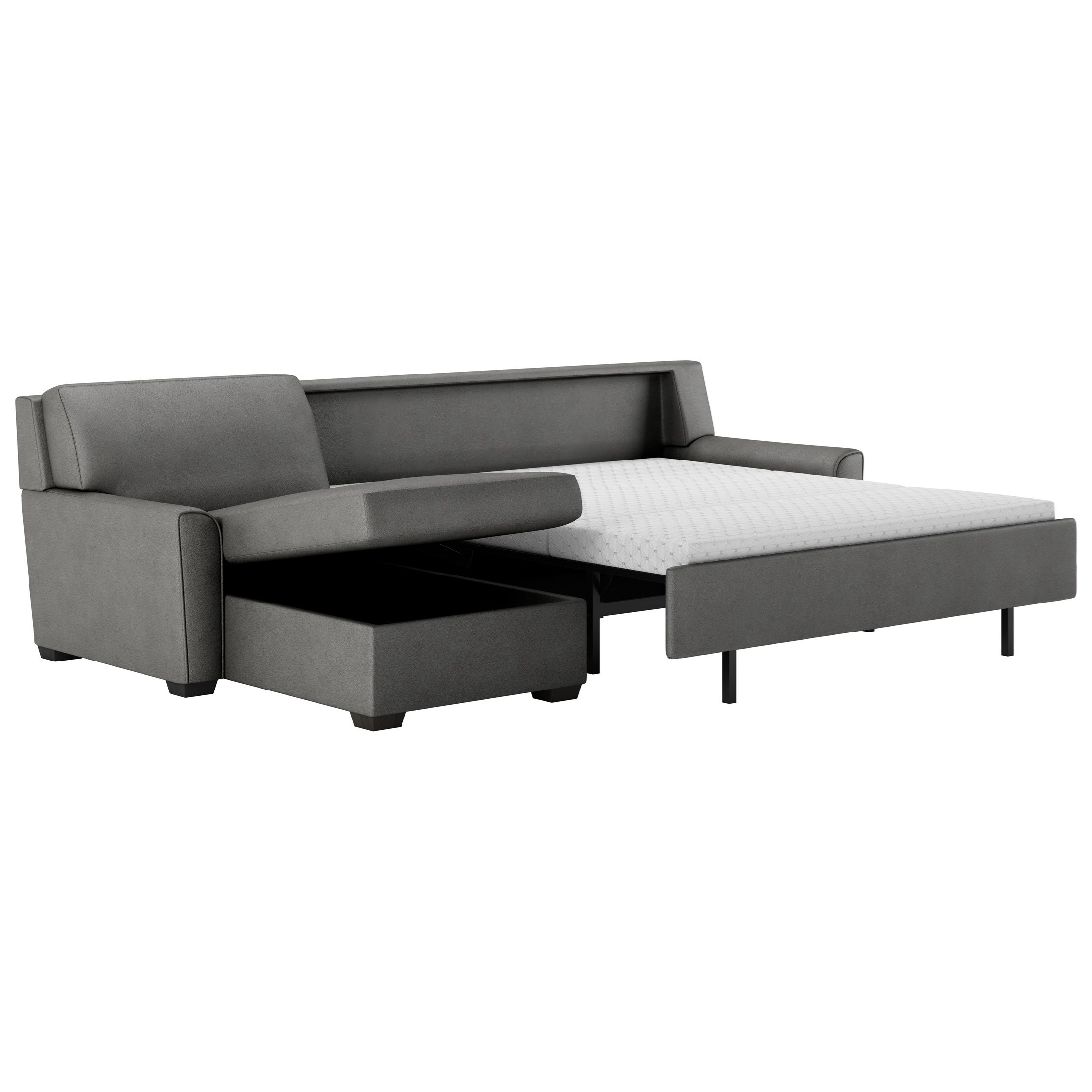 2 Pc Sect Sofa w/ King Sleeper &amp; Storage