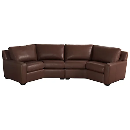 Contemporary Curved Sectional Sofa