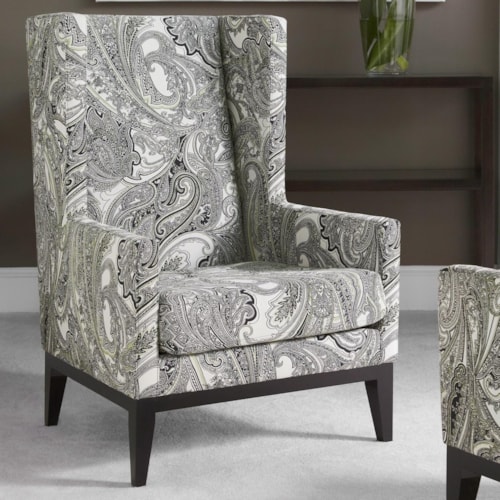 Transitional Wing Chair