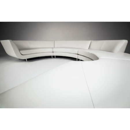 5-Seat Sectional w/ Left Arm Chaise & Otto