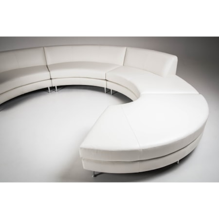 5-Seat Sectional w/ Left Arm Chaise & Otto