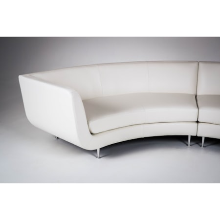 5-Seat Sectional w/ Left Arm Chaise & Otto