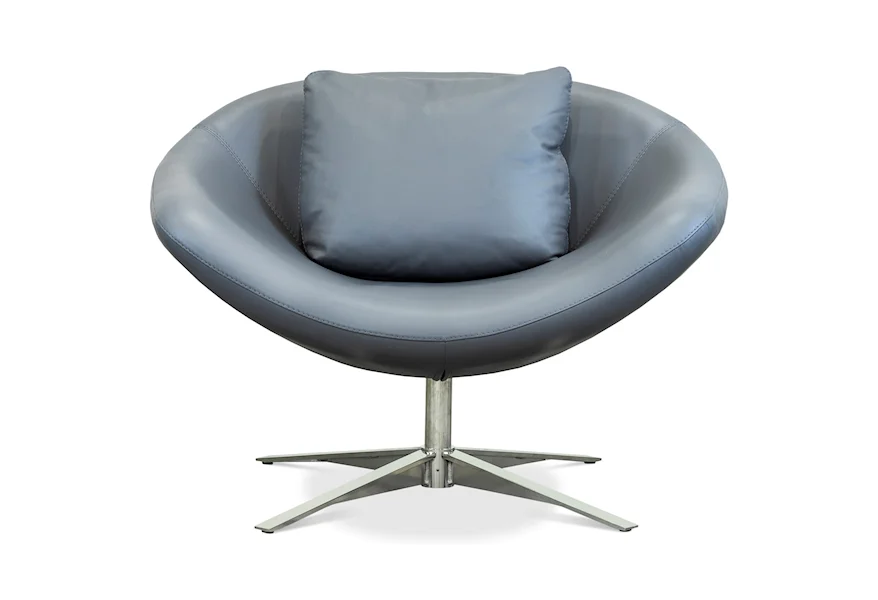 Parma Swivel Chair by American Leather at Williams & Kay