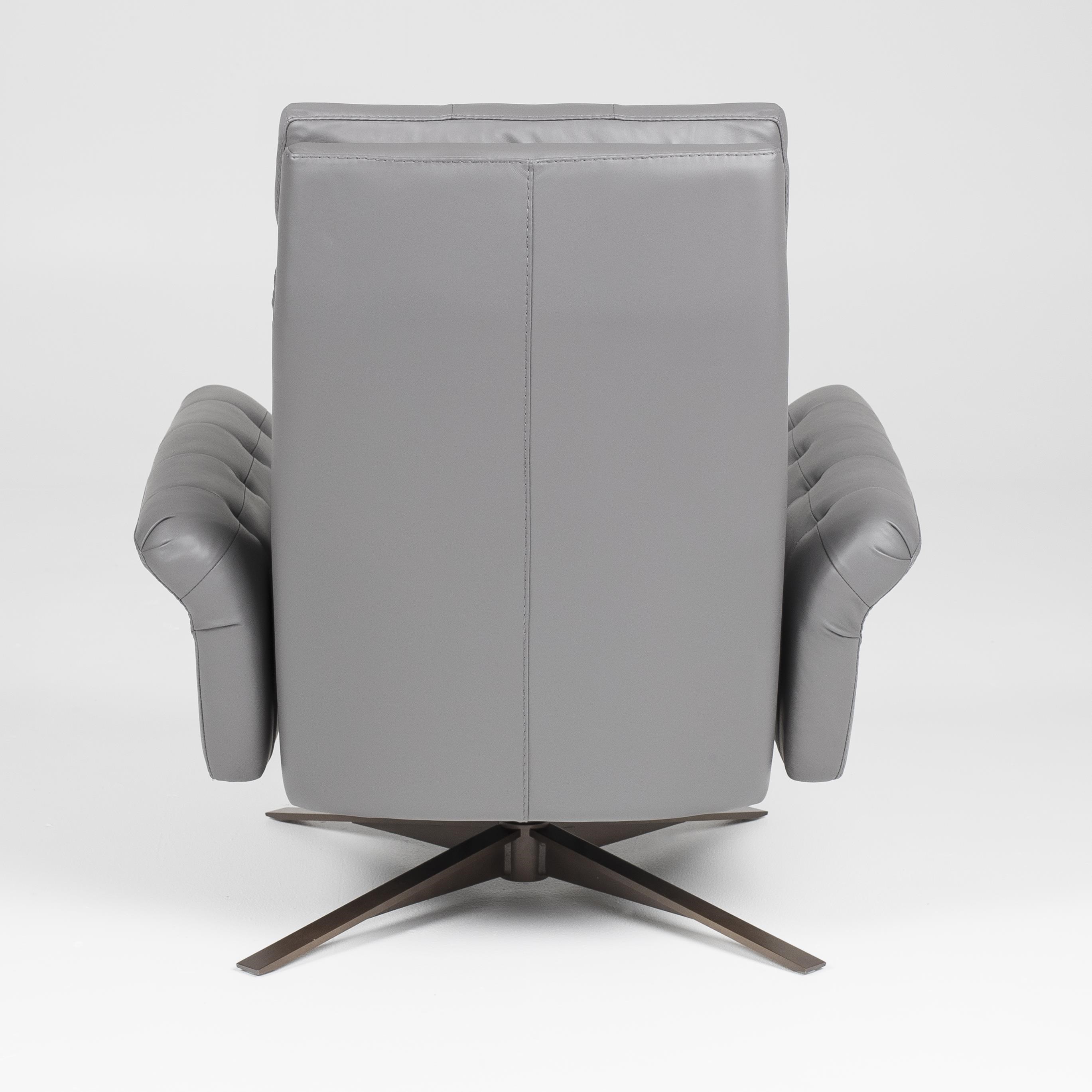 American Leather Pileus PLSCHRXL EuropeanStyle Fully Adjustable Swivel Glider Recliner