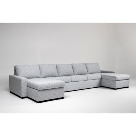 5-Seat Sectional Sofa w/ Sleeper