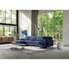 American Leather Sulley 3 Pc Sect Sofa w/ Queen Sleeper & 2 Chaise