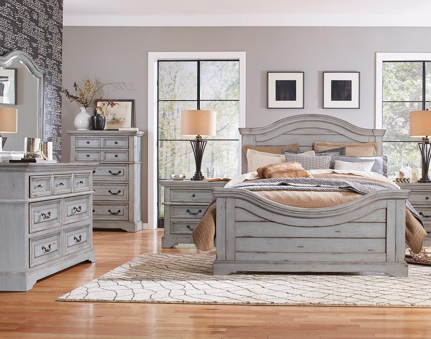 Dresser mirror shop nightstand set