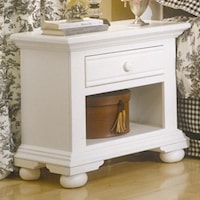 Youth Bedroom Nightstand with Drawer
