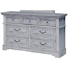 American Woodcrafters Stonebrook Dresser