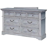 Traditional 7-Drawer Dresser