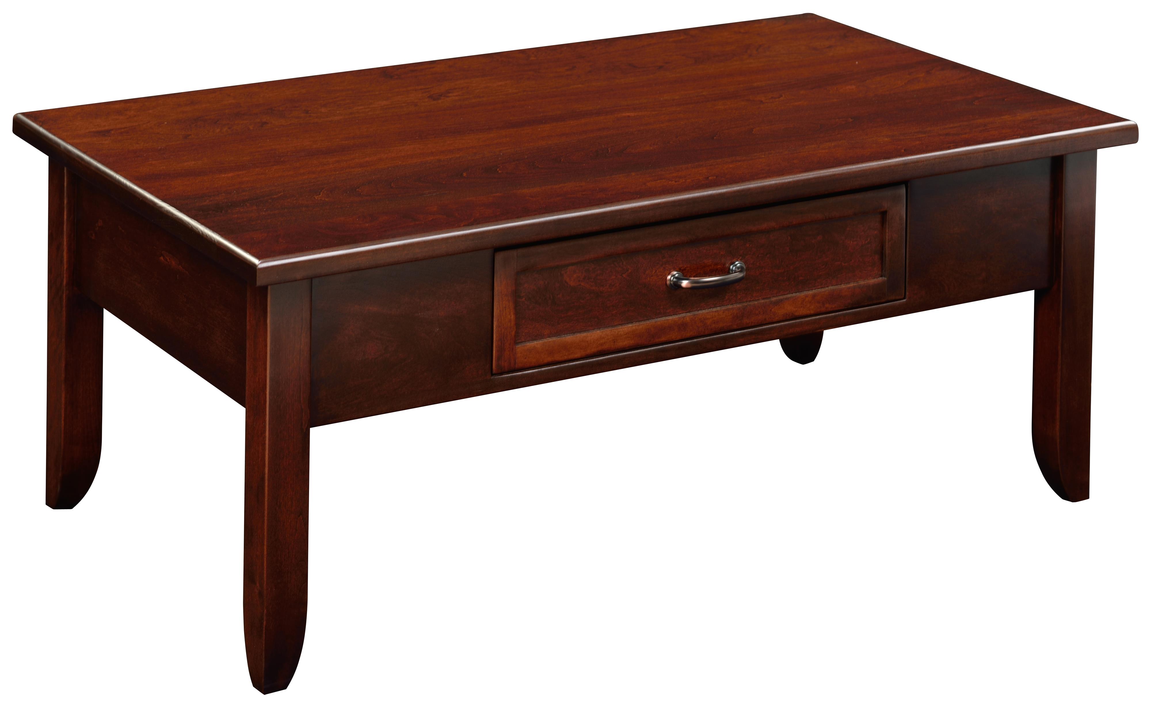 America's Amish Heirlooms Strasburg STCOFDCH45 Coffee Table w/ 1