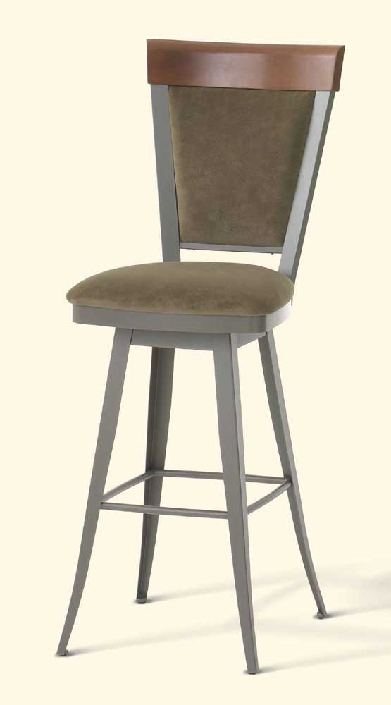 Upholstered Swivel Bar Stool
