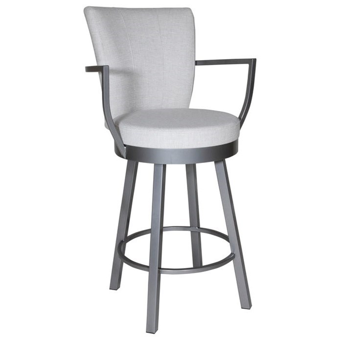 Amisco Boudoir 4143026/1B24DX04 Cardin Swivel Stool HomeWorld