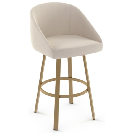 Upholstered Counter Height Swivel Stool