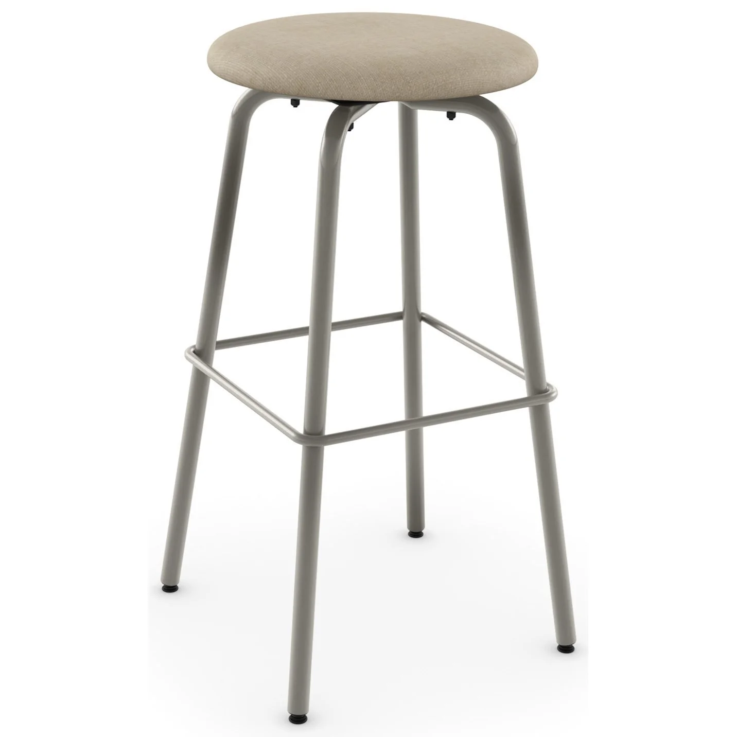 Amisco Eco Customizable 34" Button Spectator Height Swivel Stool