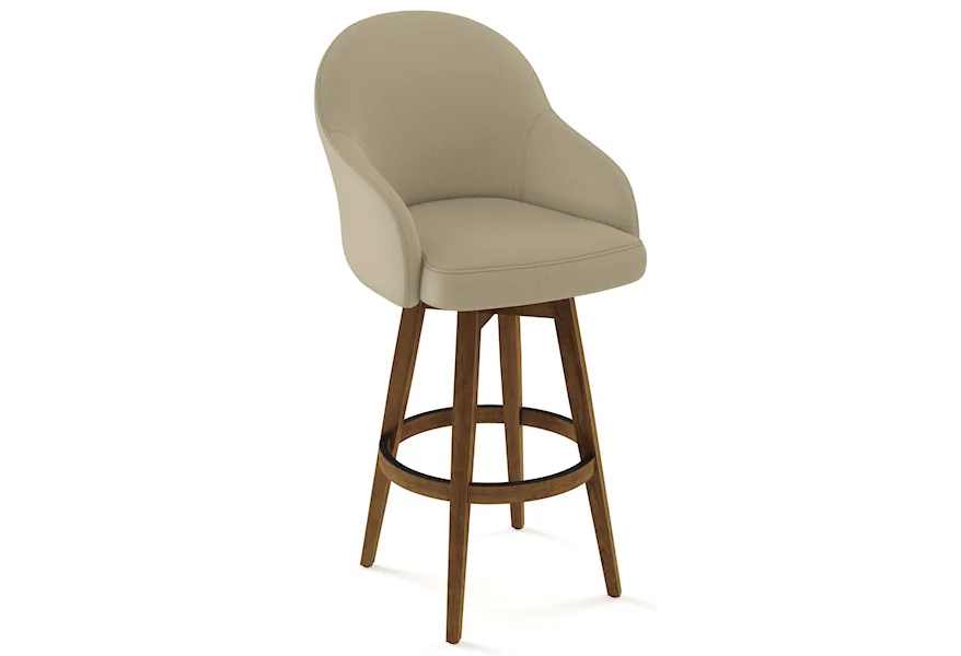 Farmhouse 30" Collin Swivel Bar Stool by Amisco at SuperStore