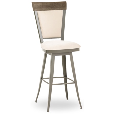 Upholstered Counter Height Swivel Stool