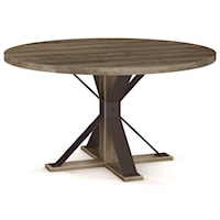 Customizable Martina Table with 52" Round Wood Top