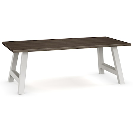 Customizable Bennett Table with Double Pedestals