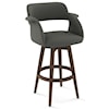 Amisco Nordic 26" Joshua Swivel Counter Stool