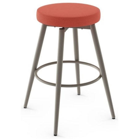 Upholstered Bar Height Swivel Stool